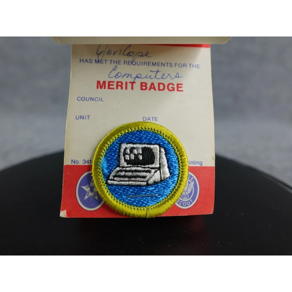 Lot of 8 Boy‎ Scouts of America Merit Badges with Cards